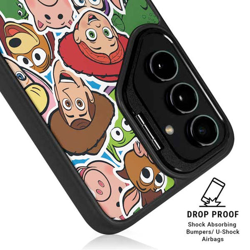 Disney Toy Story Collages Portrait Galaxy S24 FE Kickstand Case